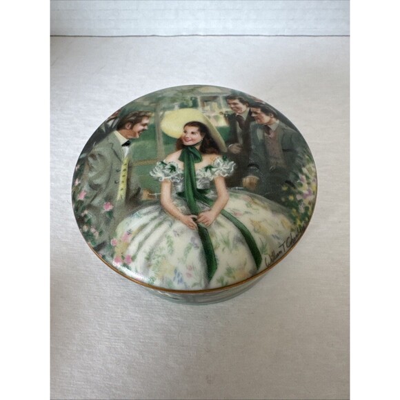 Gone with the Wind Music Box - Scarlett At 12 Oaks -William Chambers Taras theme - Picture 1 of 10